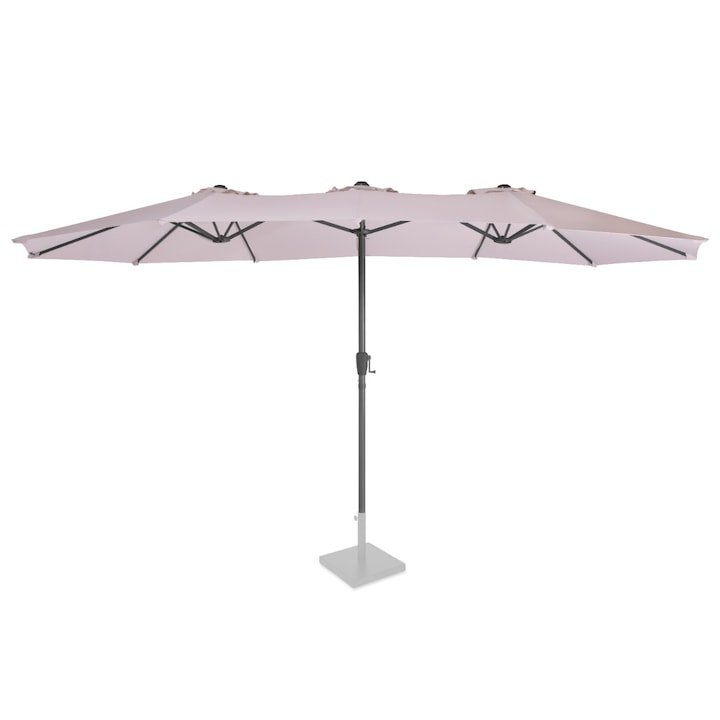 Umbrela de soare premium VONROC, GP513XX_BEIGE, 460X270cm, Bej