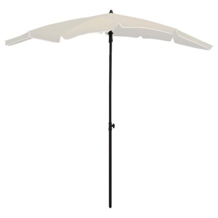 Umbrela de gradina vidaXL, 200 x 130 x 234 cm, Crem, 315551