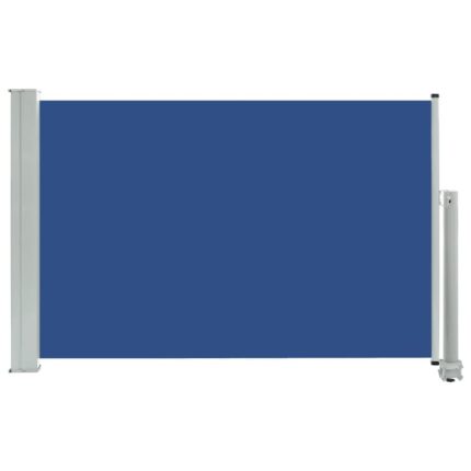Copertina laterala retractabila de terasa, vidaXL, Poliester/Otel, 60 x 300 cm, Albastru