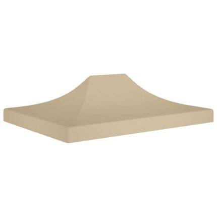 Acoperis pentru cort de petrecere vidaXL, bej, 4 x 3 m, 270 g/m², 3.5 kg
