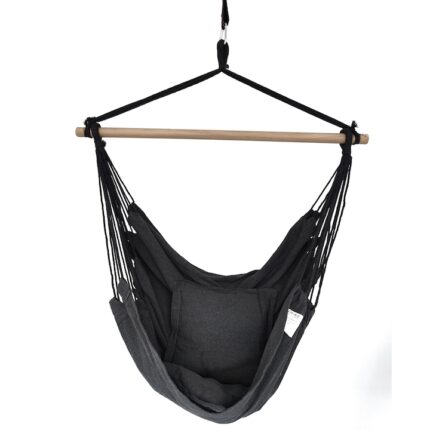 Hamac suspendat Kring Relax, 100x130 cm, gri