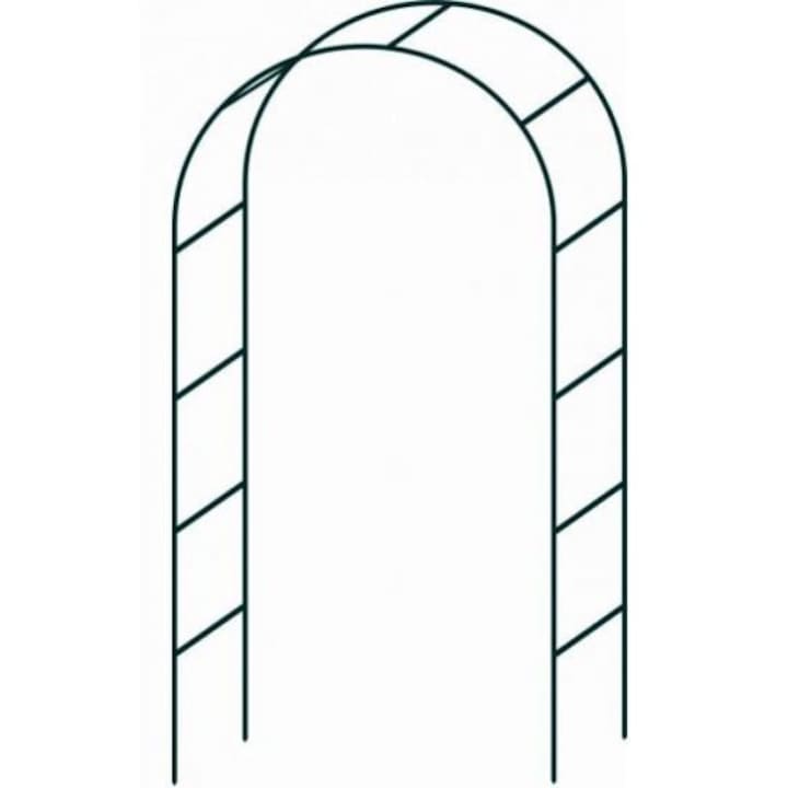 Arcada metalica, pergola, pentru gradina, 140x38x240 cm