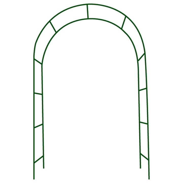 Arcada metalica de gradina pentru flori cataratoare, 240x140x38 cm