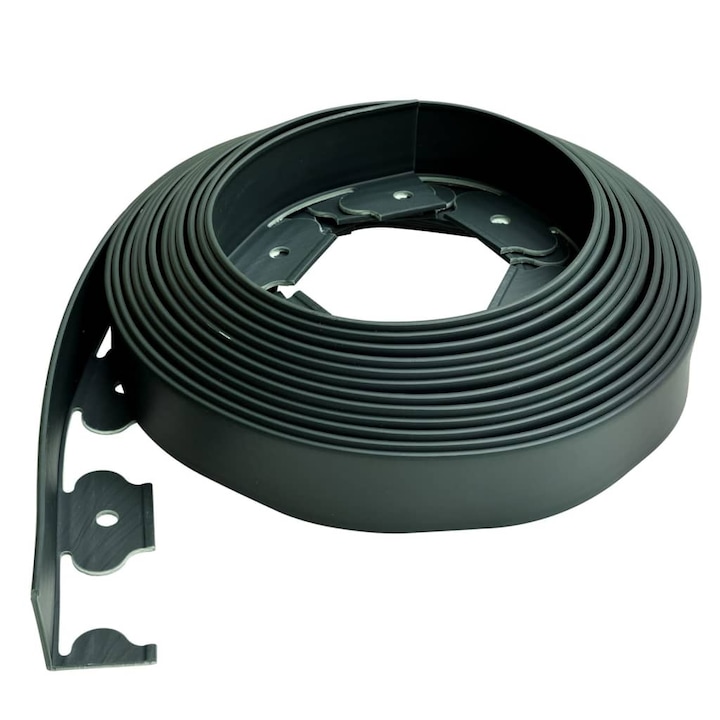 5cmx10m Margine pentru bordura de gradina Nature, verde, 5cmx10m