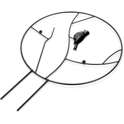 Suport pentru plante cataratoare, Sunmostar, Metal, Negru