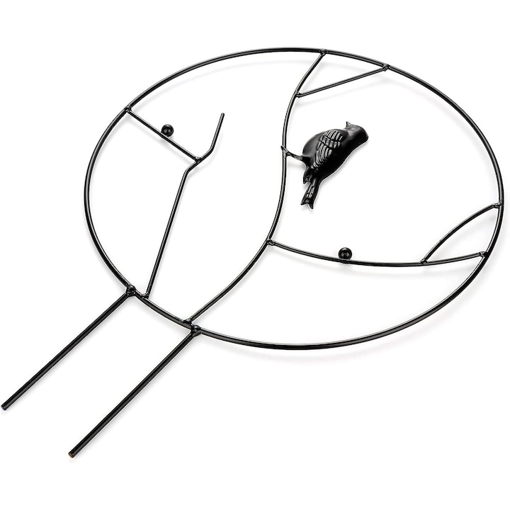 Metal Suport pentru plante cataratoare, Sunmostar, Metal, Negru