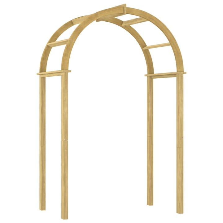 Arcada vidaXL, 141x97x243 cm, lemn masiv de pin tratat