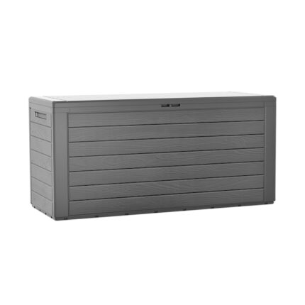 Cutie depozitare gradina, Prosperplast, 290 litri, 116 x 43,8 x 55,5cm, Gri