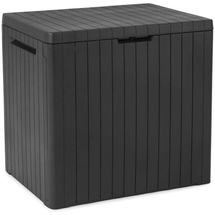 Cutie de gradina Keter City Box Outdoor 113L, Grafit