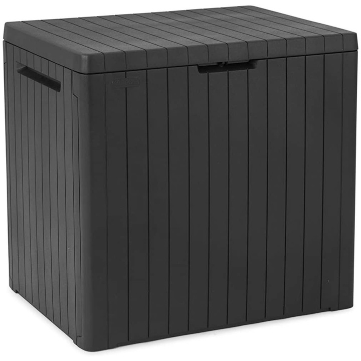 Cutie de gradina Keter City Box Outdoor 113L, Grafit
