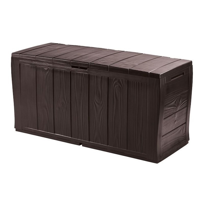 Cutie mare tip cufar pentru gradina si terasa Trufi Swood Maron