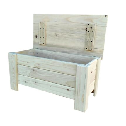 Lada depozitare, SundBedChill, Lemn, 150L, 62x50 cm, Natur