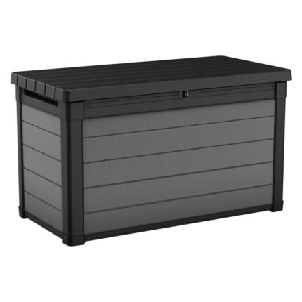 Cutie de depozitare de gradina „Premier” Keter, gri, 380 L, 21.9 Kg