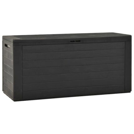 Lada de gradina Zakito Europe, polipropilena, antracit, 116x44x55cm, 290L