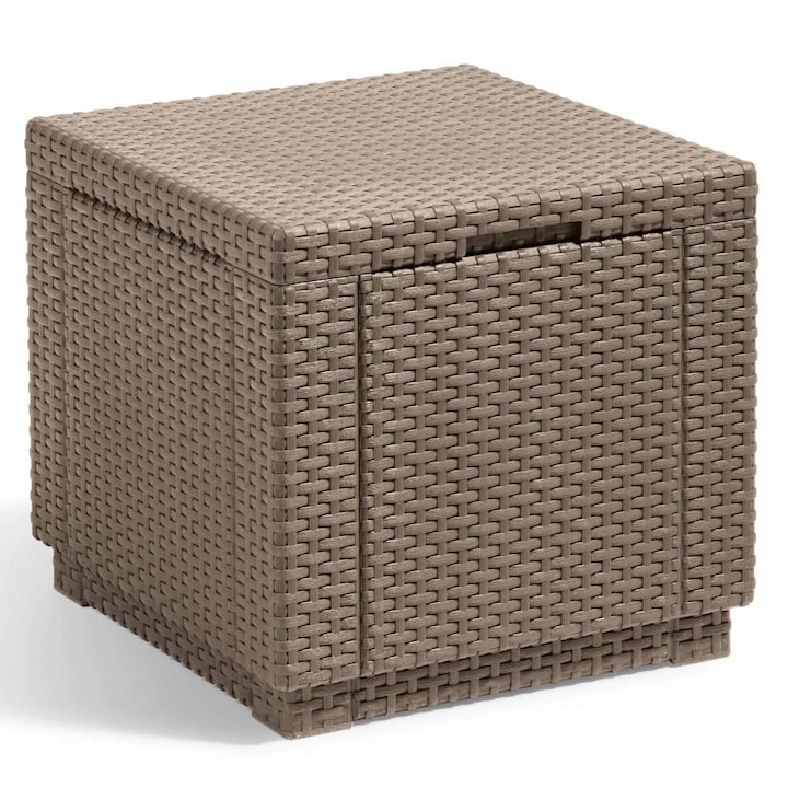 Polipropilena Lada depozitare, Allibert, Polipropilena, 42 x 42 x 39 cm, Maro