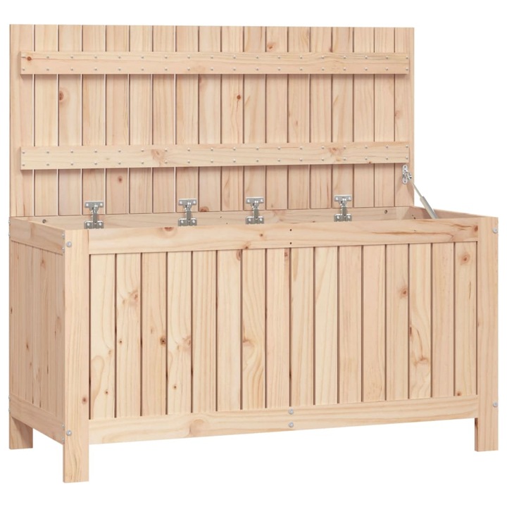 Lada de gradina Zakito Europe, lemn de pin, 115x49x60cm, natural