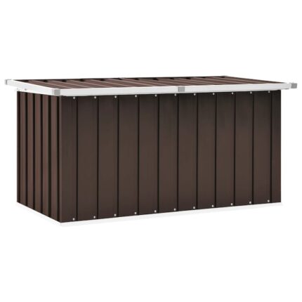 Lada de gradina Zakito Europe, otel galvanizat, maro, 129x67x65cm