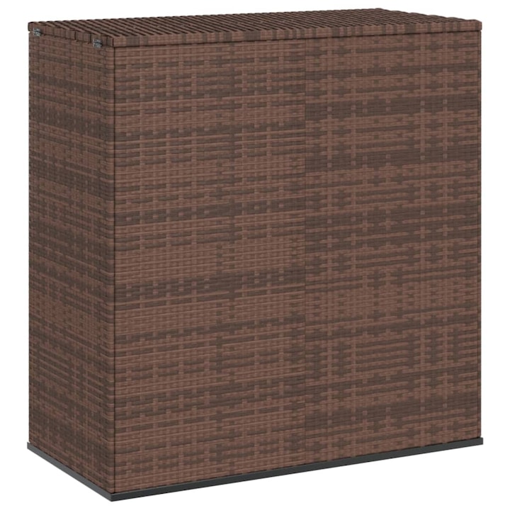 Cutie de gradina, Zakito Europe, din ratan maro 100x49x103,5cm
