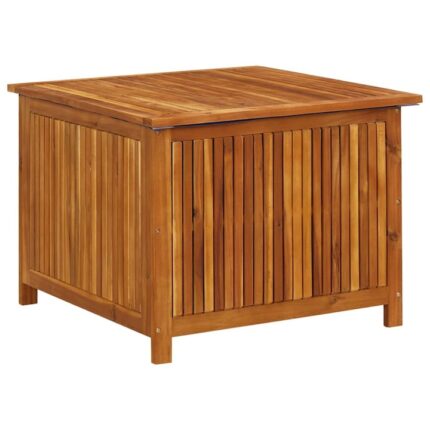 Lada depozitare vidaXL, Lemn de acacia, 75 x 75 x 58 cm, Maro