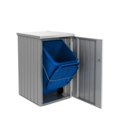 Dulap metal depozitare tomberon argintiu metalizat