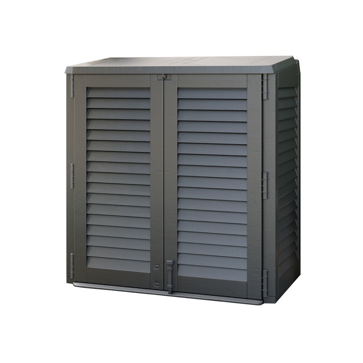 Cufar de gradina Elatior, universal, MIRJAN 24, 117x74x110cm, gri