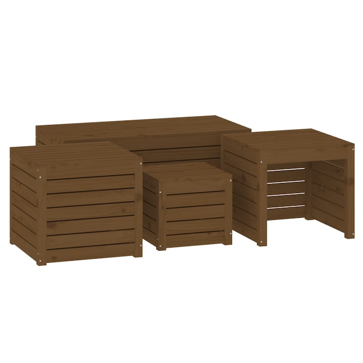 Set cutii de gradina Zakito Europe 4 elemente