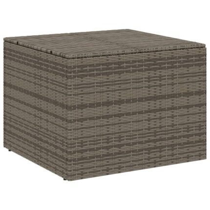 Lada de depozitare pentru gradina vidaXL, gri, 291 L, poliratan, 8.4 Kg