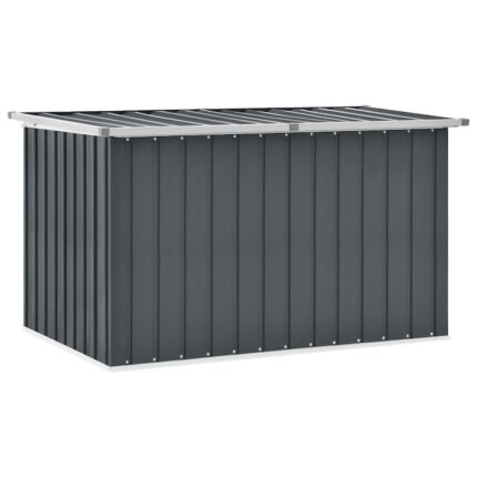 Lada de gradina Zakito Europe, otel galvanizat, cu capac pe balamale, gri, 149x99x93cm