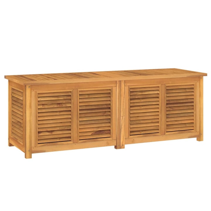 Cutie gradina Zakito Europe, lemn de tec 150x50x53 cm, culoare naturala