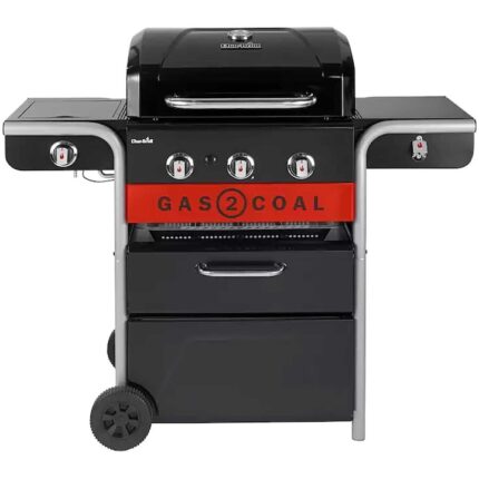 Gratar pe gaz si carbuni hibrid Char-Broil Gas2Coal 2.0 330 cu 3 arzatoare 140925