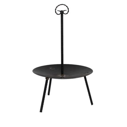 Gratar disc din otel, picioare detasabile, maner detasabil diametru 51 cm / 5232