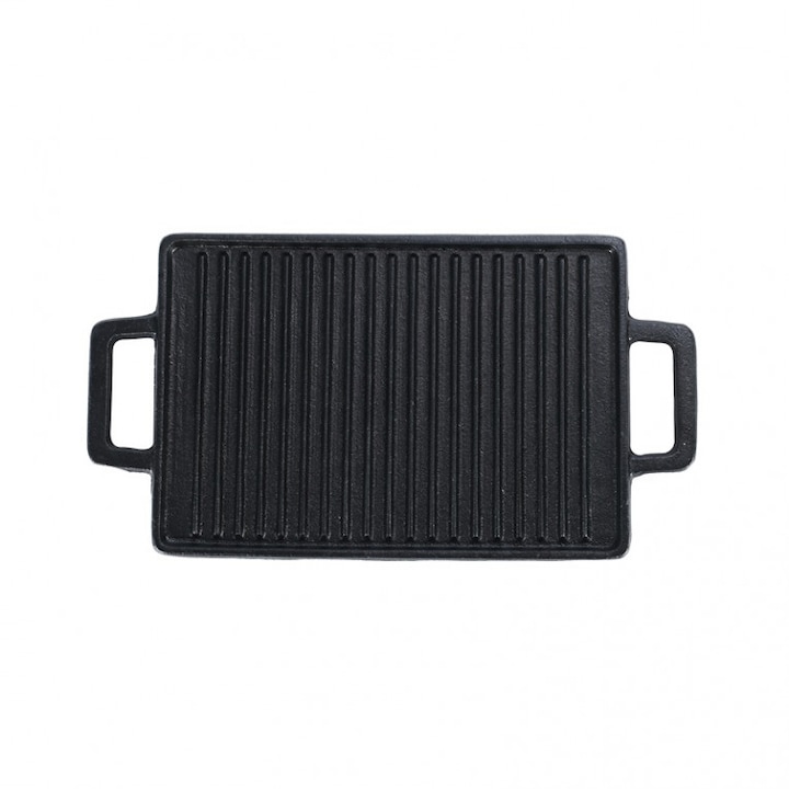 Plita fonta reversibila 28,5 x 15 cm Inductie Perfect Home 14778