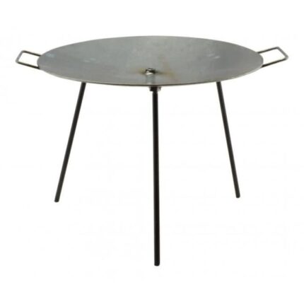 Disc pentru gratar, metalic, cu picioare si agatator, 40.5x32 cm, Perfect Home