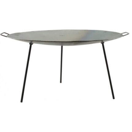 Disc pentru gratar, metalic, cu picioare, 48.5x31 cm, Perfect Home