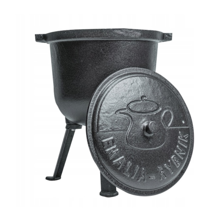 Cazan din fonta, Emalia Rybnik, 10 L