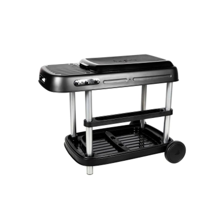 Gratar XL1 cu carbune, capac protectie, montare usoara, depozitare compacta, roti transport, usor de curatat
