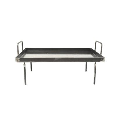 Gratar plita din metal, 50x30 cm, portabil