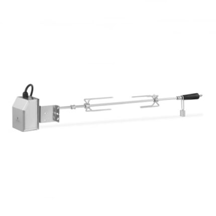 Rotisor pentru gratar, Royal Catering, Otel inoxidabil, 83 cm, Argintiu