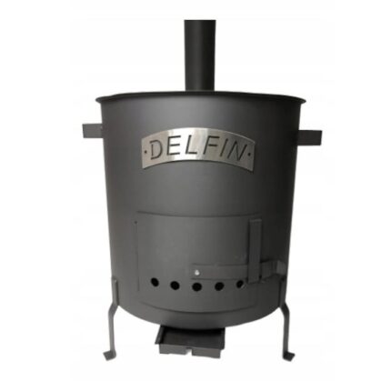Cazan de gatit KTMXL ⌀50 cm, Delfin, negru