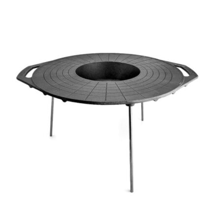 Disc pentru gratar din fonta tip grill, 52 cm, Mixt Barbeque 2735