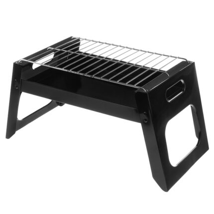 Gratar portabil, Bagder outdoor, Otel, Negru