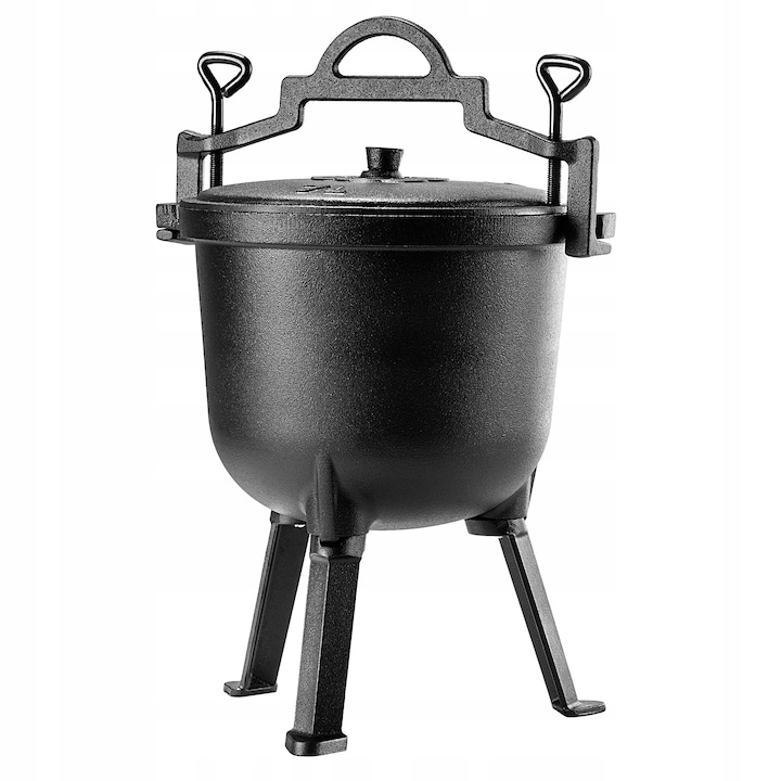Cazan, Kadax, Fonta, 7 l, Negru