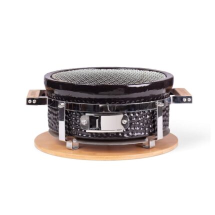 Gratar rotund, YAKINIKU, Ceramica, Negru