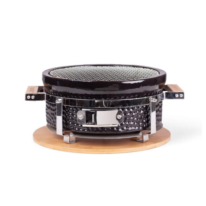 Gratar rotund, YAKINIKU, Ceramica, Negru