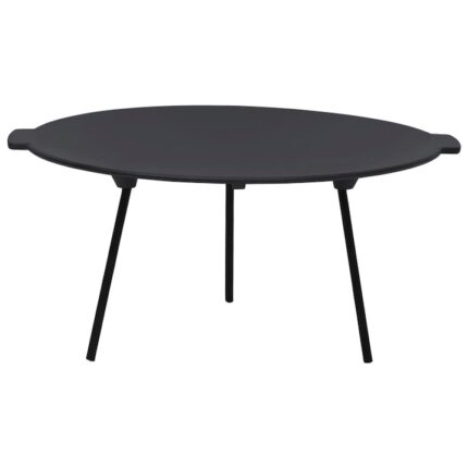Disc gratar, Zakito Europe, Fonta, 44 x 22.5 cm, Negru