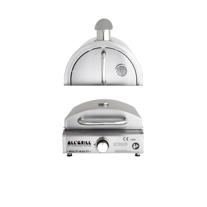 Set gratar si cuptor pizza pe gaz Multi-Kulti ALL'GRILL 3, 8 kW 201-2
