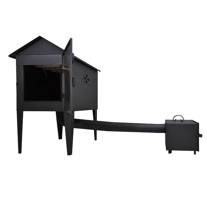 Afumatoare metalica pentru carne, peste si branzeturi, KER, 018, 110x50x50 cm