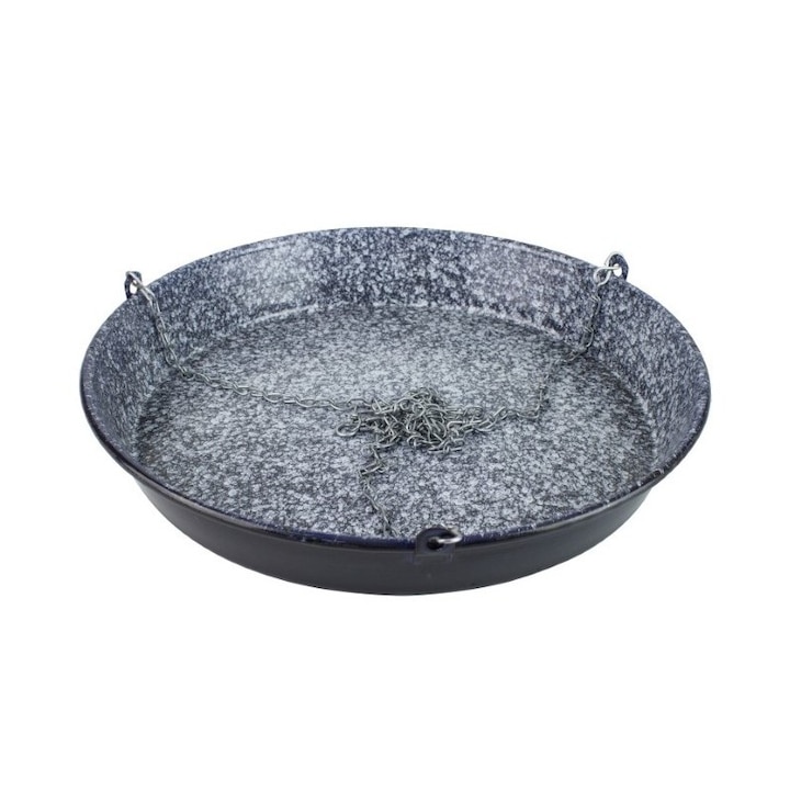 Tava pentru fript carne 40 cm emailata, AZHOME