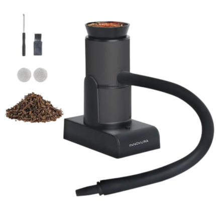Afumatoare Cu Fum La Rece INNOVURA®, Portabila Cu Aschii De Lemn Pentru Prepararea Alimentelor De Tip Carne, Branza, Legume Si Prepararea Bauturilor