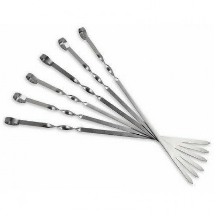 metal Set 6 tepuse pentru gratar 58x0,7cm, metal